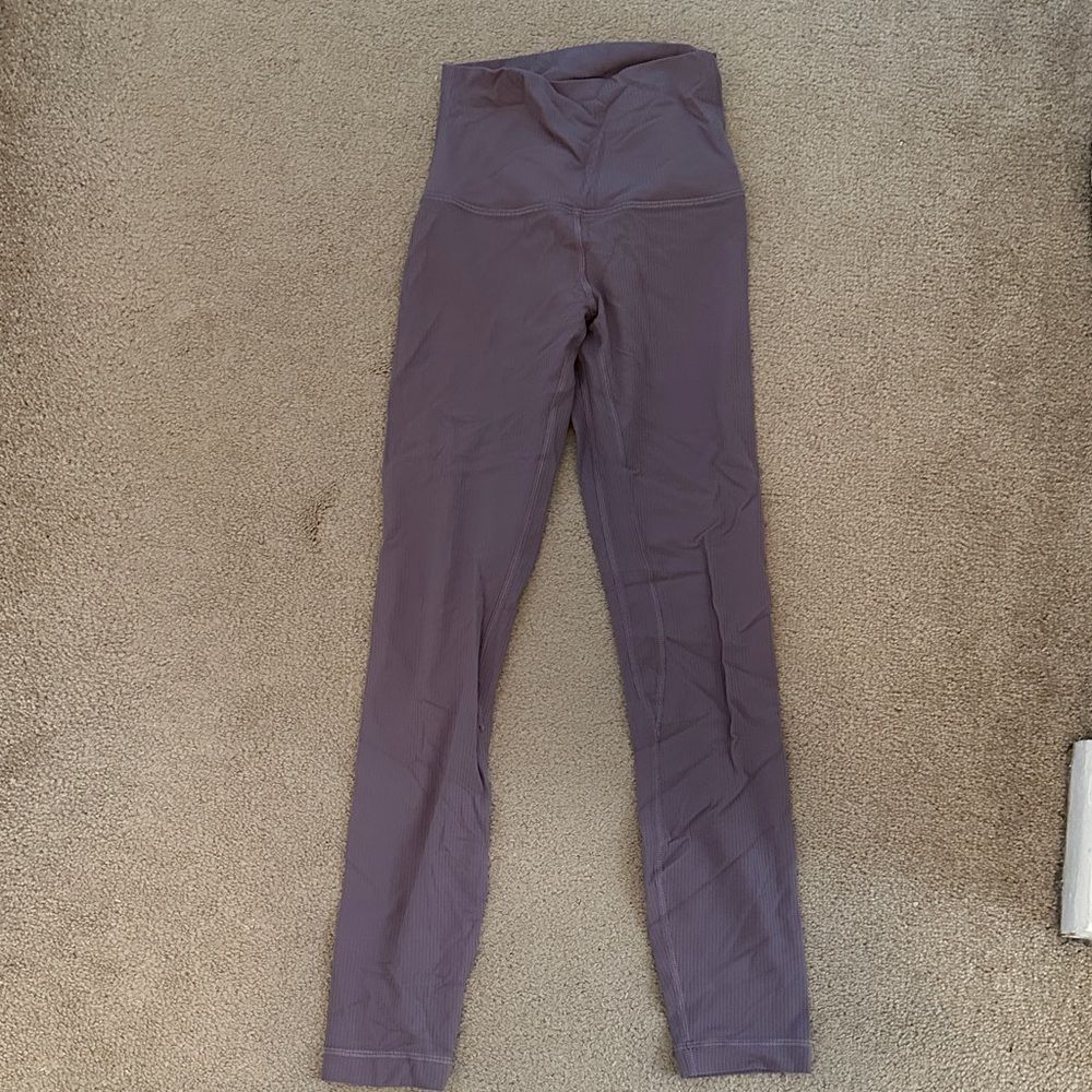 Lululemon 0 New light purple ribbed align